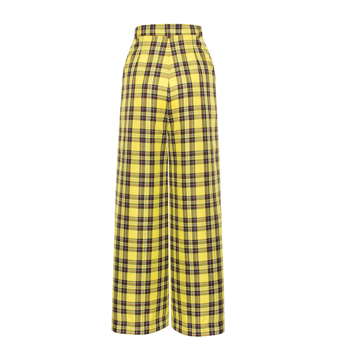 Reality Check Yellow high-rise trousers - VOLS &amp; ORIGINAL