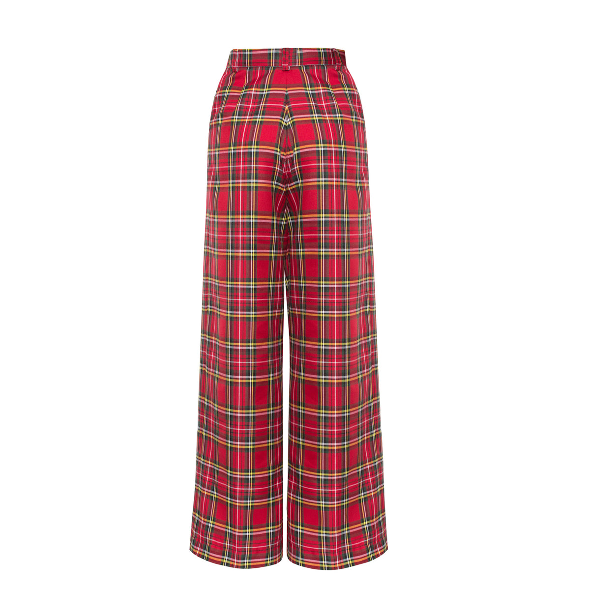 Reality Check Red high-rise trousers - VOLS &amp; ORIGINAL